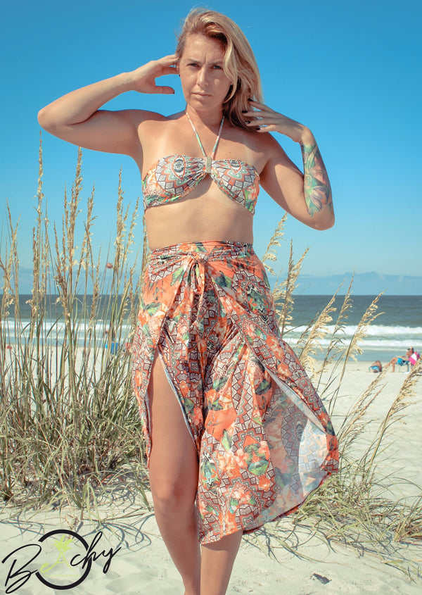 Beachy Peach Match Cover Up